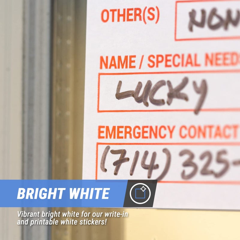 OfficeSmartLabels SDS Stickers/MSDS Stickers (1.5 x 2.5 inch, 300 Labels) Right to Know Labels for Chemical Safety - HMIG Chemical Identifying and Write-in, Strong Self-Adhesive - Image 5